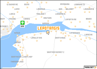 map of Le Potangis