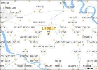 map of Le Pout