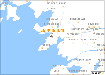 map of Leppäsalmi