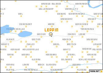 map of Leppin