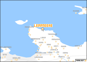 map of Leppneeme