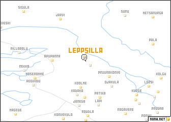 map of Leppsilla