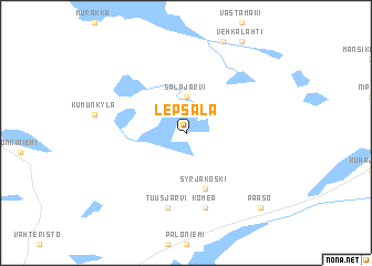 map of Lepsala