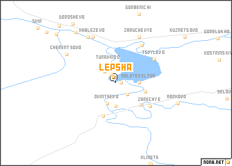 map of Lepsha