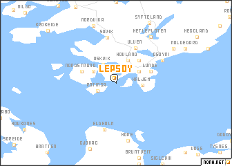 map of Lepsøy