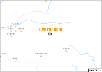 map of Leptokariá