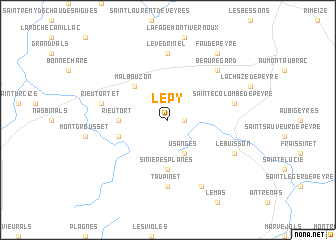 map of Le Py