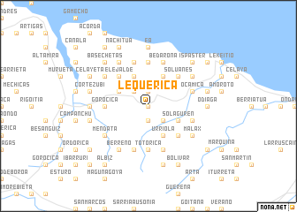 map of Lequerica