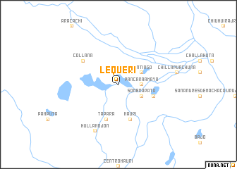 map of Lequeri