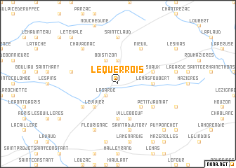 map of Le Querrois