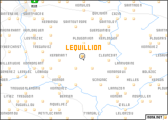 map of Le Quillion