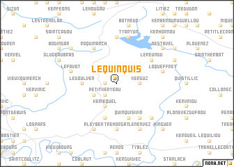 map of Le Quinquis