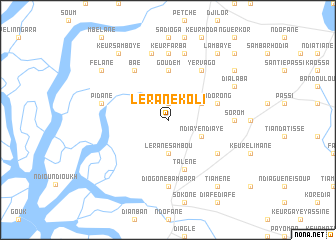 map of Lérane Koli