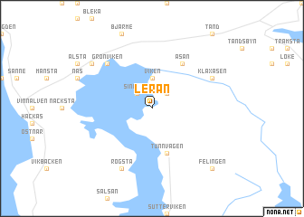 map of Lerån