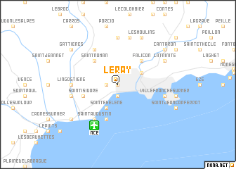 map of Le Ray