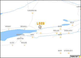 map of Lerå