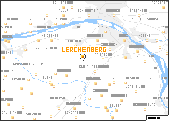 map of Lerchenberg