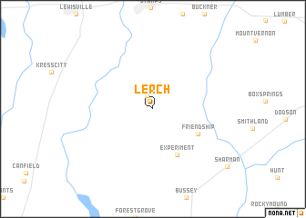 map of Lerch