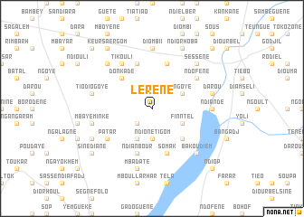 map of Lérène