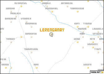 map of Léré Nganay