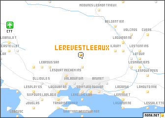 map of Le Revest-le-Eaux