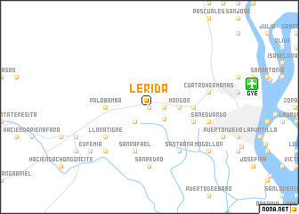 map of Lérida
