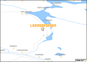 map of Leringsforsen