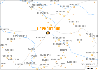 map of Lermontovo