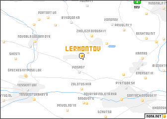 map of Lermontov