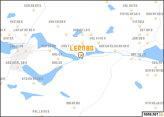 map of Lernbo