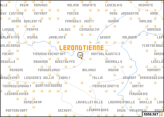 map of Le Rond Tienne