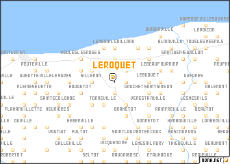 map of Le Roquet