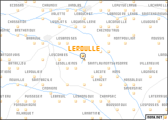 map of Le Roulle