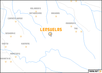 map of Lersuelas