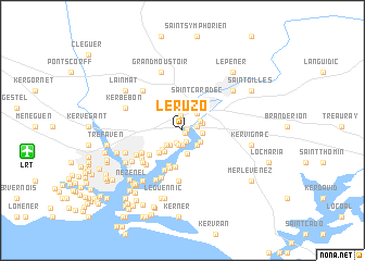 map of Le Ruzo