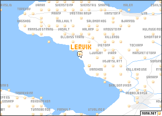 map of Lervik