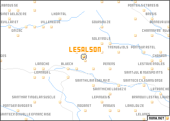 map of Le Salson