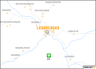 map of Les Arcades