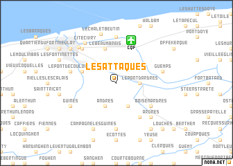 map of Les Attaques