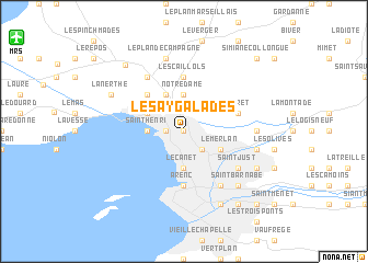 map of Les Aygalades
