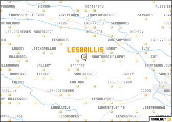 map of Les Baillis