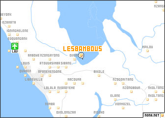 map of Les Bambous