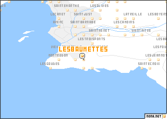 map of Les Baumettes