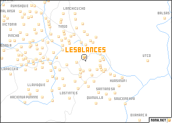 map of Les Blances