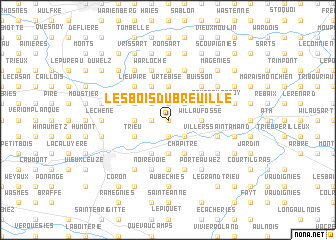 map of Les Bois du Breuille