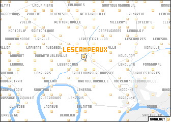 map of Les Campeaux