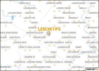 map of Les Chétifs