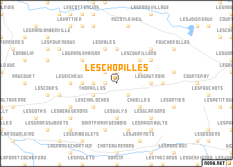 map of Les Chopilles