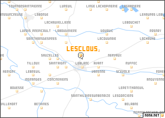 map of Les Clous