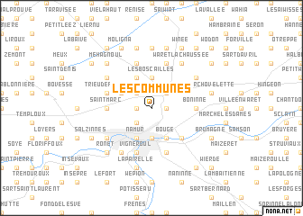 map of Les Communes